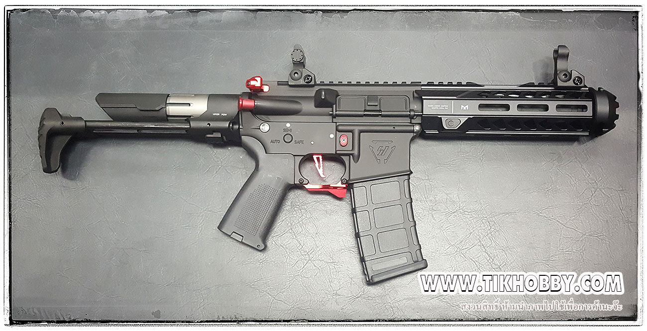 ปืนอัดลม ไฟฟ้า จาก E&C รุ่น 333-1 RED GEN2 มีชุดแต่งติดมาเลย