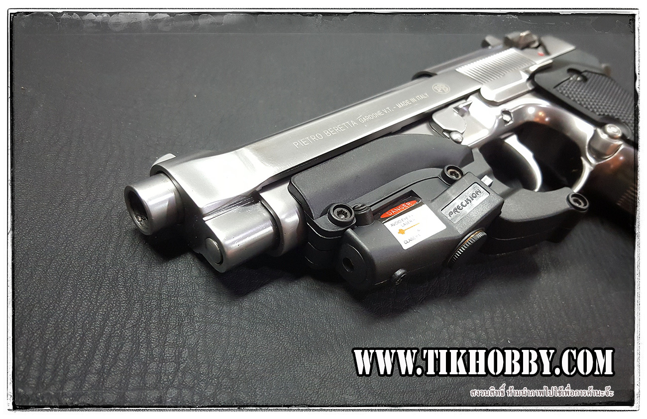 เลเซอร์แดงติดโกร่งไกสำหรับปืน M92