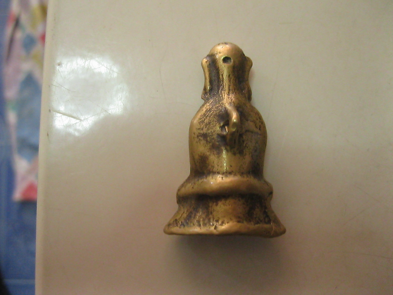 พระงั่ง เนื้อทองเหลืองดอกบวบ (รหัส2101)