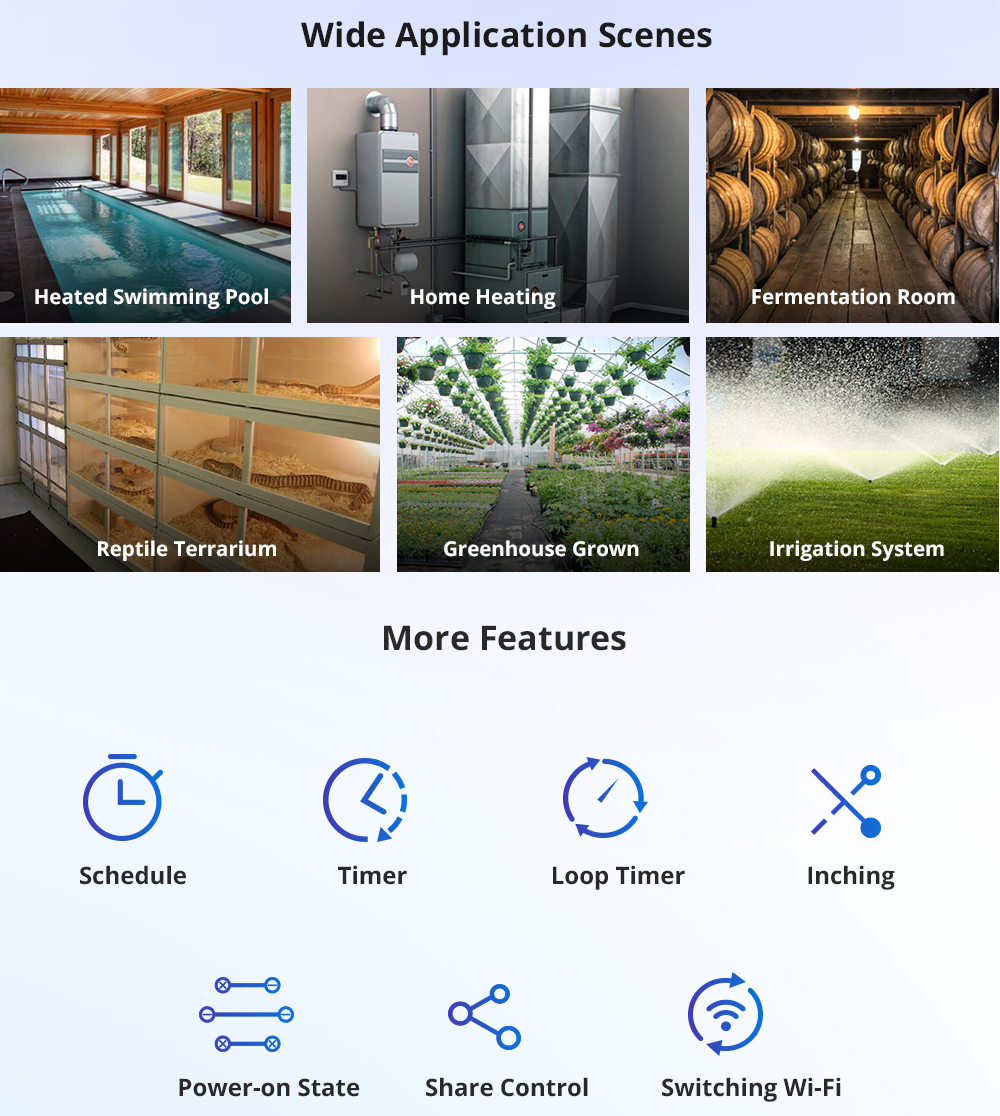 Sonoff TH Elite Smart Temperature and Humidity Monitoring Switch THR316D (ไม่รวมเซ็นเซอร์)
