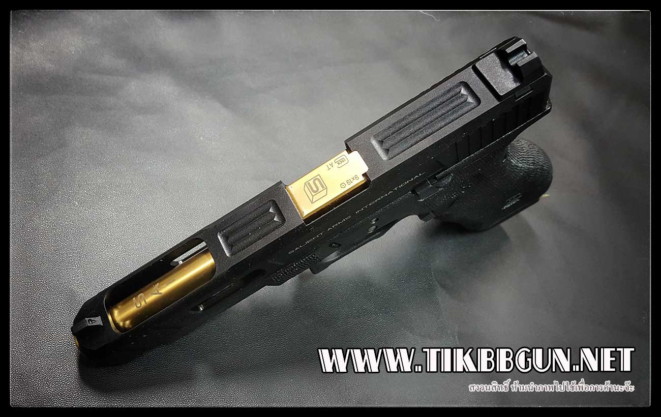 ปืนอัดลม(ปืนระบบแก๊ส) รุ่น Glock34 SAI ท่อทอง ของ VFC