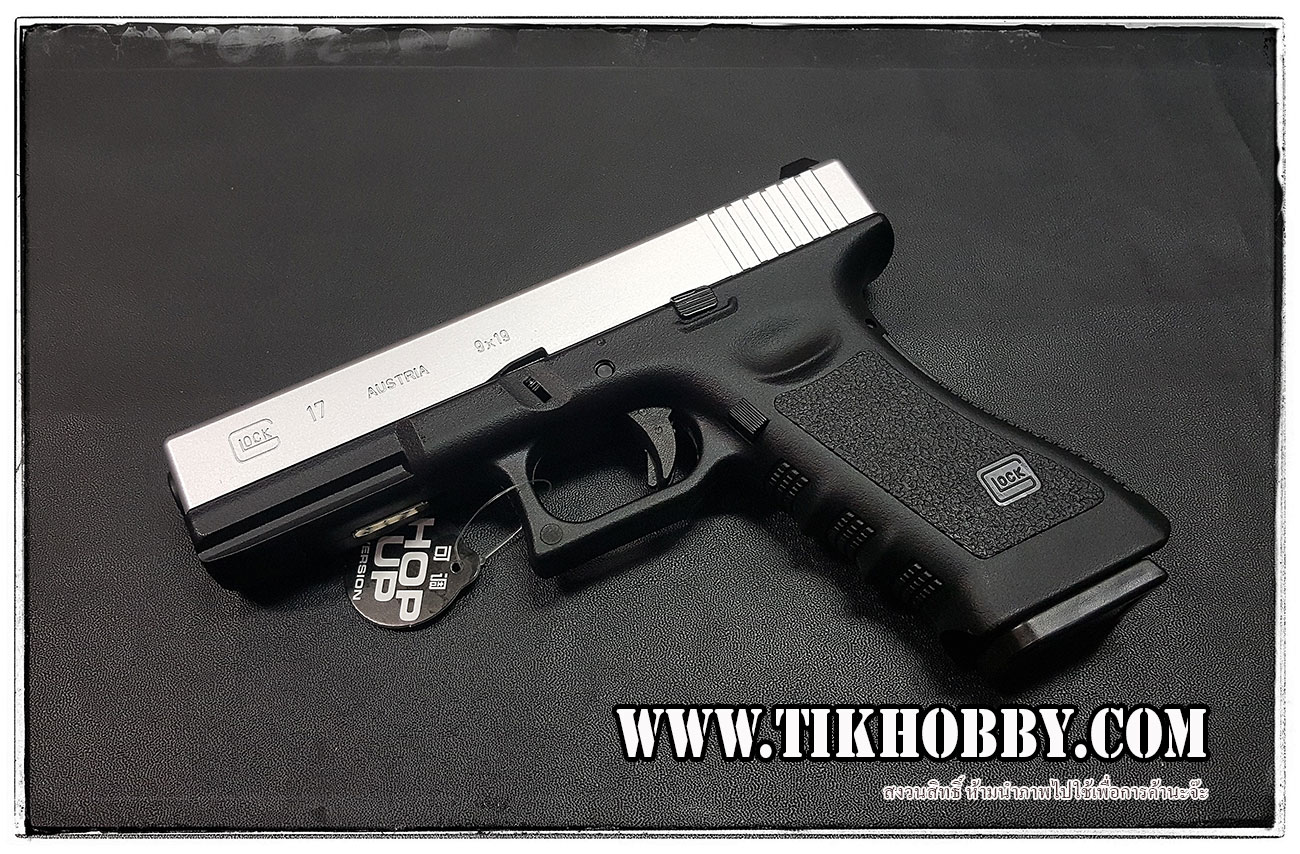 ปืนBB R17 (Glock17) Gen3 สีเงิน จากค่าย Army