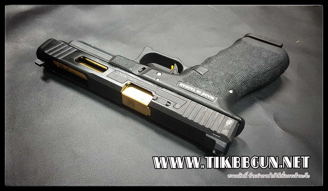 ปืนอัดลม(ปืนระบบแก๊ส) รุ่น Glock34 SAI ท่อทอง ของ VFC