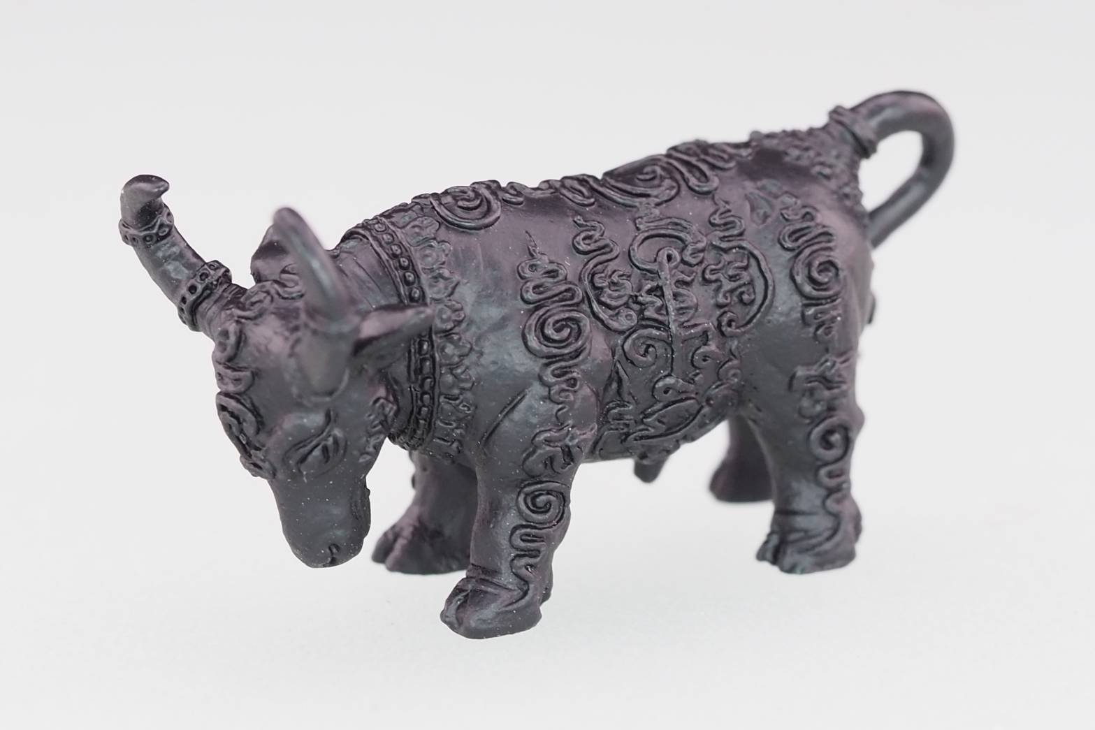 มหิงสาโภคทรัพย์ เนื้อทองแดงรมดำ หลวงพ่อสนั่น สุนันโท วัดกลางราชครูธาราม อ.วิเศษชัยชาญ จ.อ่างทอง