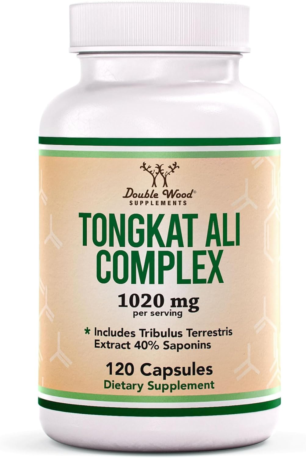 Double Wood Tongkat Ali Extract1020 mg 120 caps