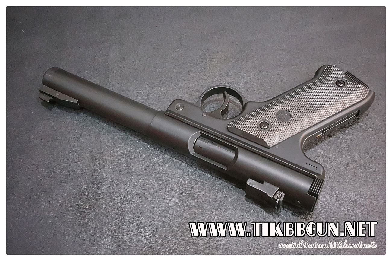 ปืนสั้น อัดแก๊สMK1 จากKj work ไม่โบลว์แบ็คนะครับ ใครอยากได้แรงๆต้องตัวนี้