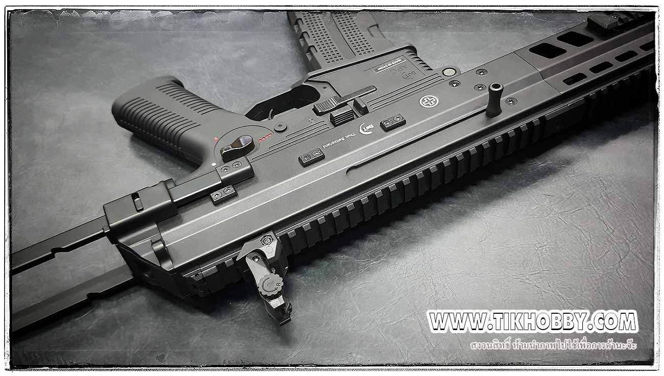 ปืนอัดลมระบบไฟฟ้า รุ่น APC556 สีดำมามาเฉพาะปืน+แม๊ก จาก Double Eagle