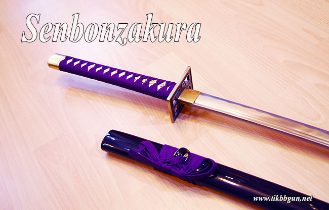 ดาบซามูไร เซมบง ซากุระ ดำ (เปิดคม)