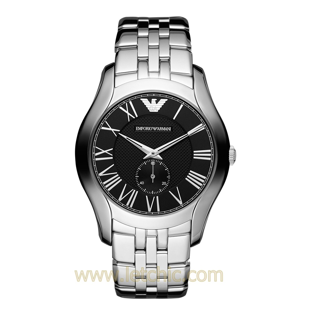 นาฬิกา Emporio Armani รุ่น AR1706 นาฬิกาข้อมือผู้ชาย สายสแตนเลส สีเงิน แบบเงา ของแท้ ประกันศูนย์ไทย 2 ปี ส่งพร้อมกล่อง และใบรับประกัน