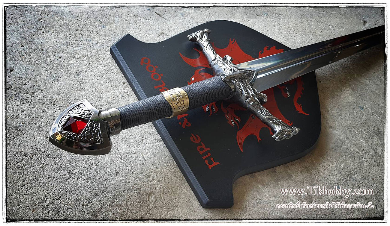 ดาบ Blackfyre ของกษัตริย์ Aegon Targaryen จากเรื่อง House of the Dragon ไม่คม