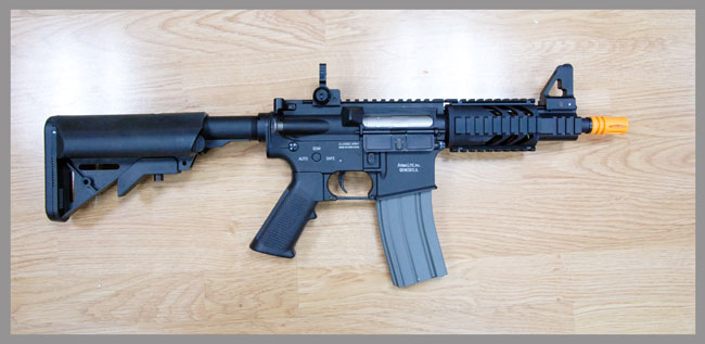 ปืนอัดลม ระบบไฟฟ้า M4 Compact Seal (รหัส AR13M) งานCA ฮ่องกง