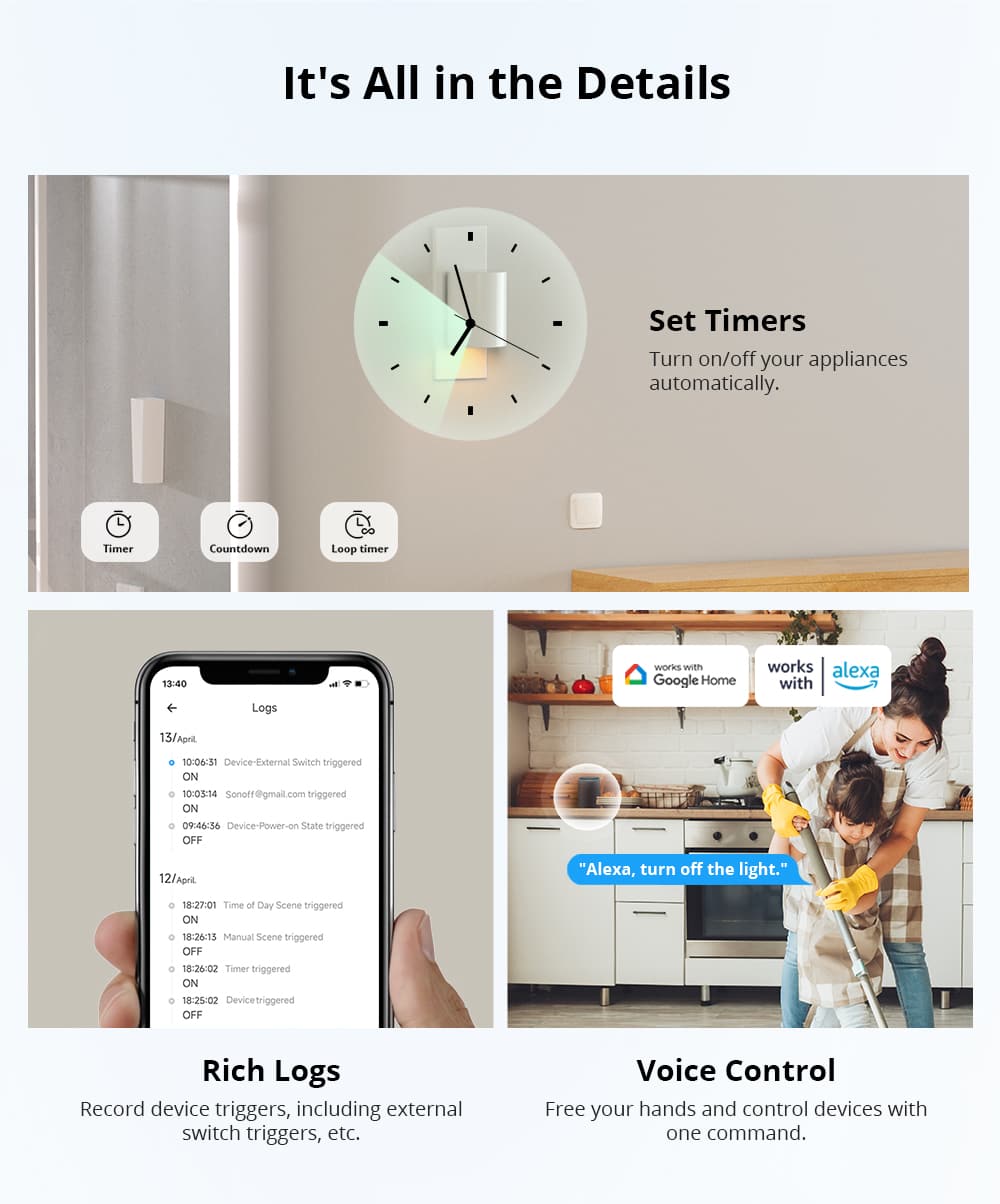 SONOFF MiniR4M Extreme Wi-Fi Smart Switch (Matter-enabled)
