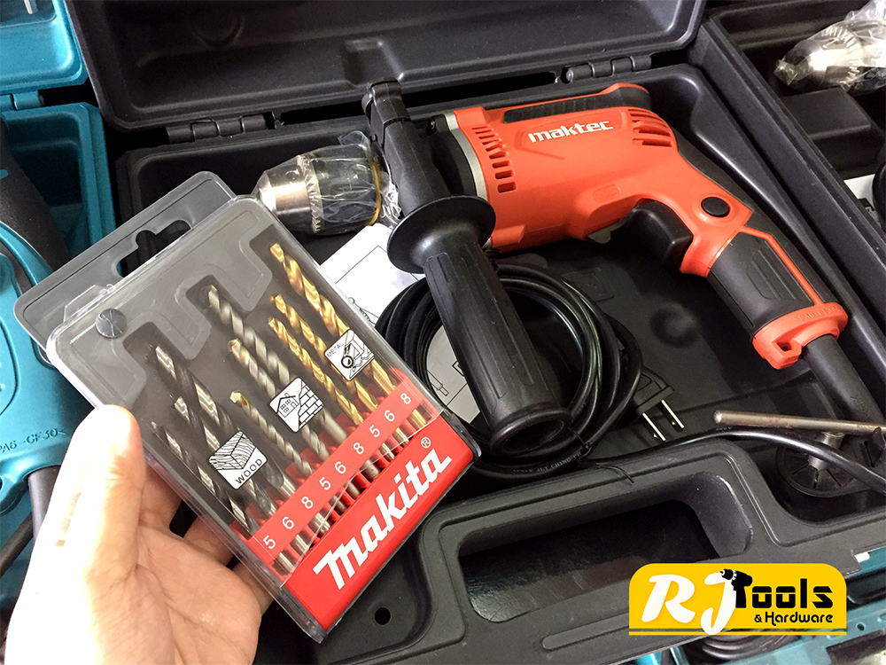 สว่านกระแทก 13 มม. (1/2”) Maktec MT817KX1+อุปกรณ์เสริม