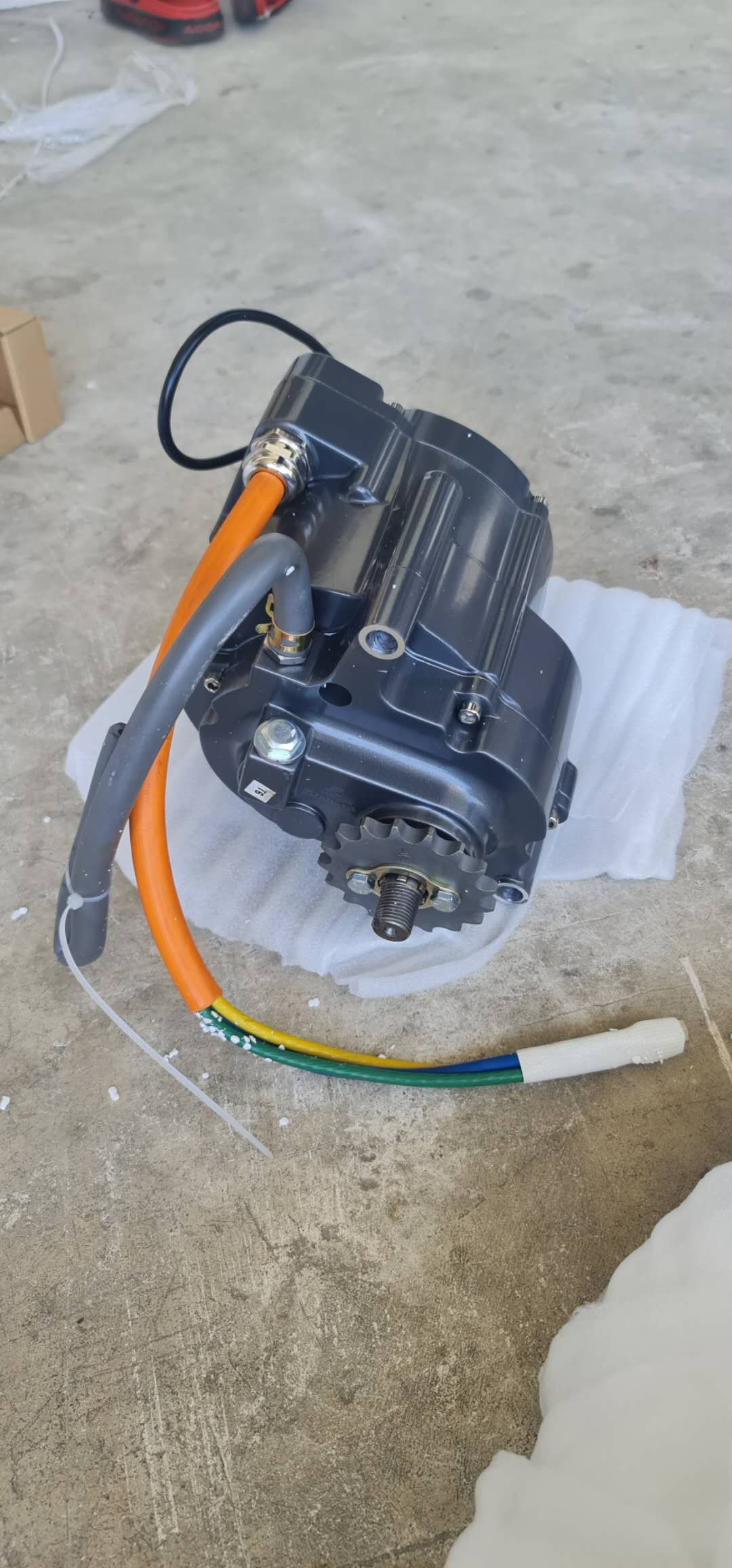 Tingtong 138CL 5kw + Gear Redution PMSM motor