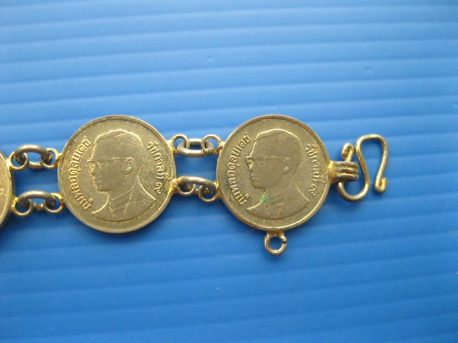 กำไลเหรียญ 25สตางค์ ปี2534 (3177)