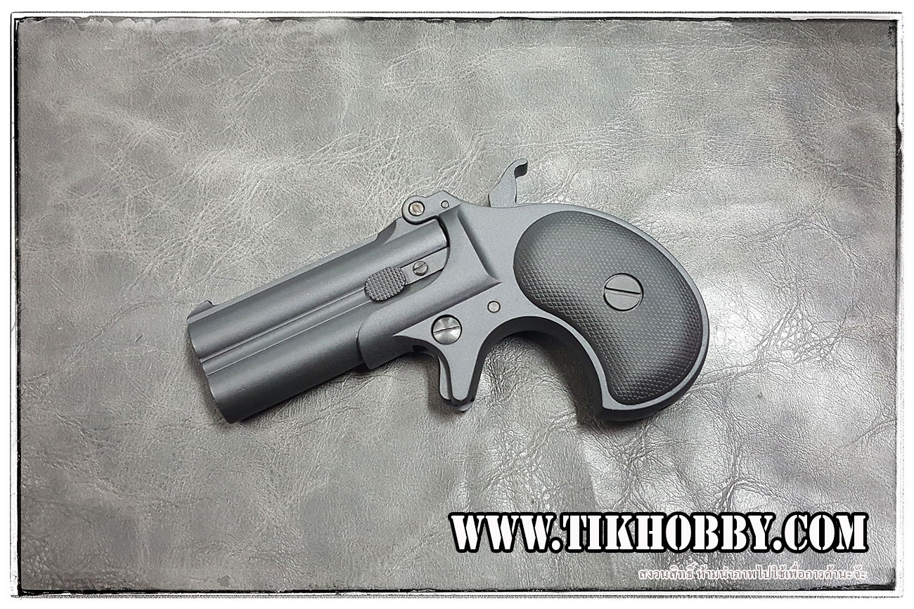 ปืน derringer ระบบแก๊ส จากค่าย MAXTACT สีดำ