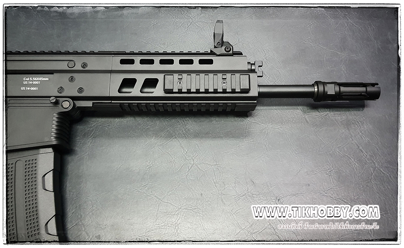 ปืนอัดลมระบบไฟฟ้า รุ่น APC556 สีดำมามาเฉพาะปืน+แม๊ก จาก Double Eagle