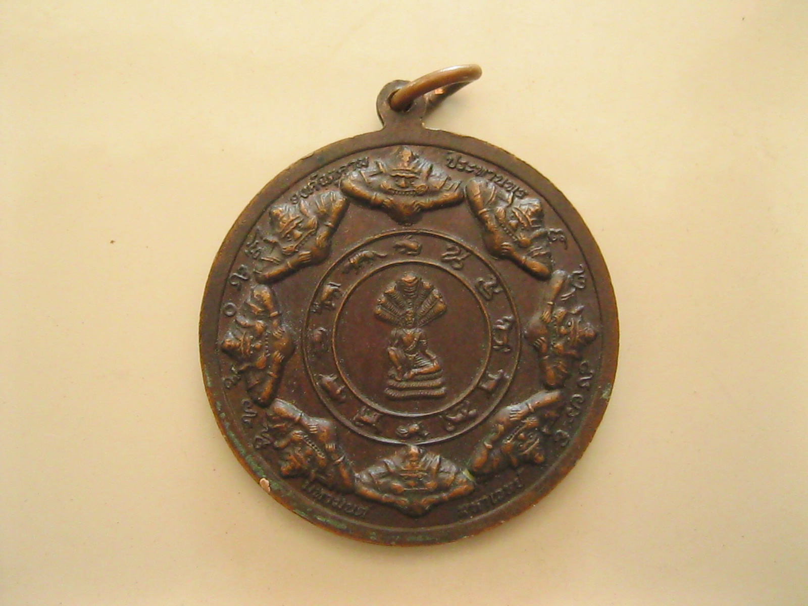 เหรียญหลวงพ่อทวด หลวงพ่อโต หลวงพ่อเปิ่น วัดบางพระ (1306)