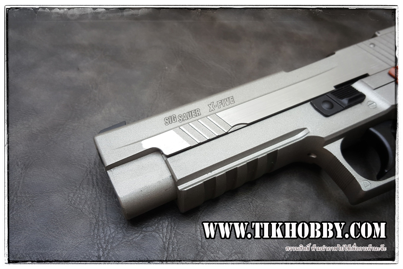 ปืนอัดลม (ปืนระบบแก๊สCo) รุ่น Sig226S X Five CyberGun