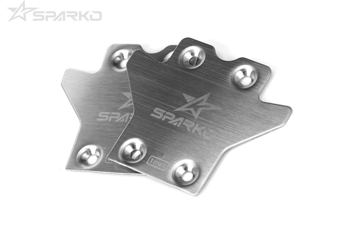 Skid stainless steel rear chassisprotector