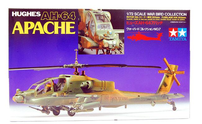 เฮลิคอปเตอร์ AH-64 APACHE 1:72 จาก Tamiya