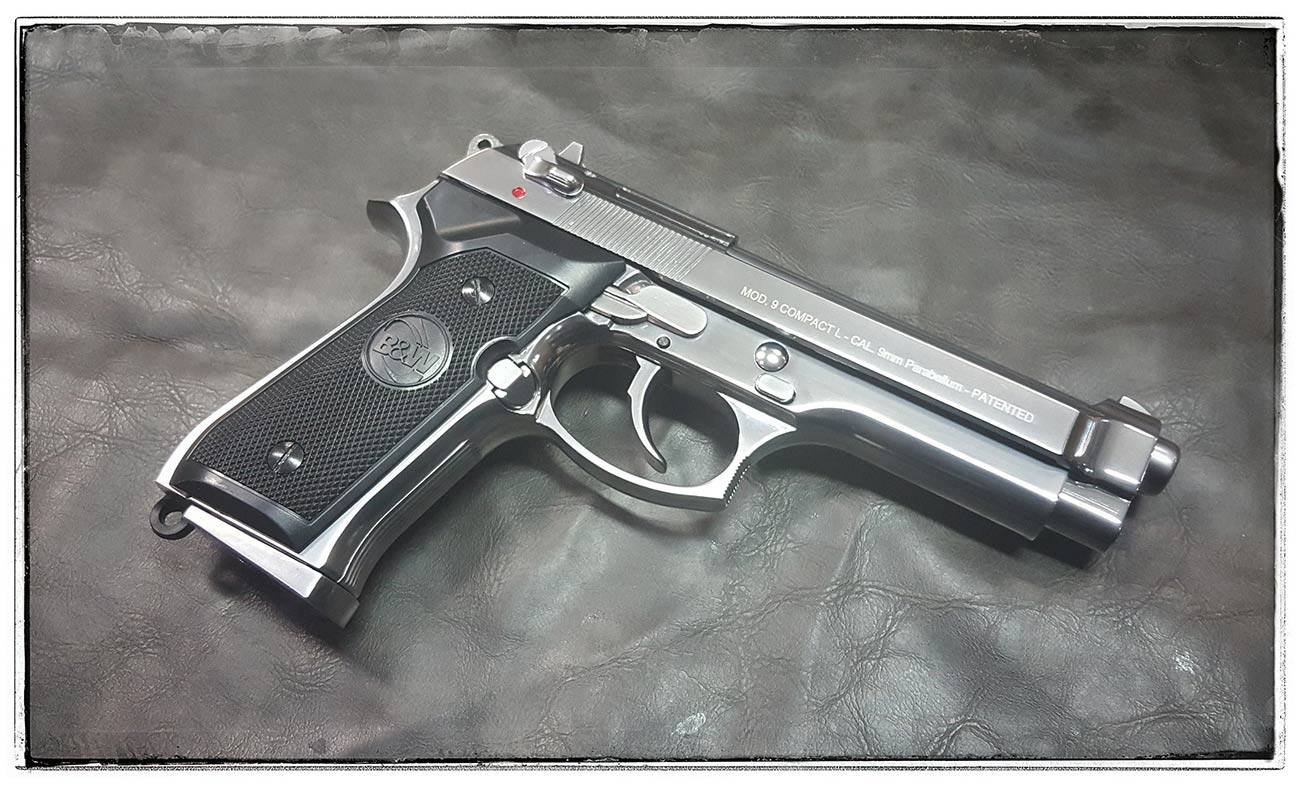 ปืนสั้นระบบแก๊สโบลว์แบล็ค รุ่นM92Silver ระบบแก๊ส จากPasaiDon