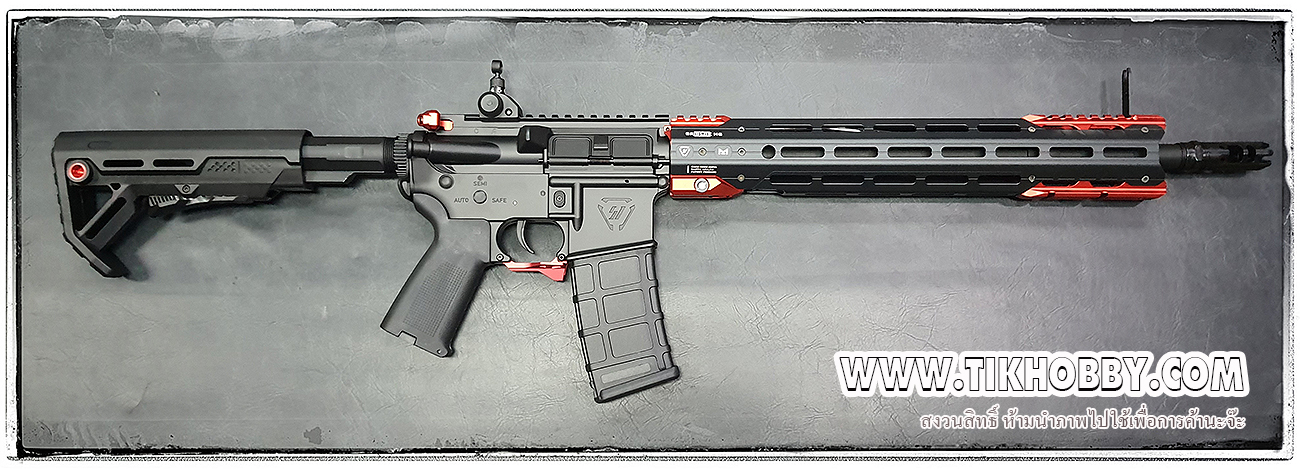 E&C 339 S2 RED ปืนอัดลมไฟฟ้า จาก E&C Stirke Industries -GRIDLOK 15"