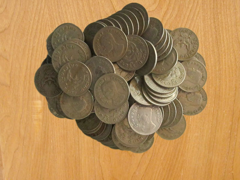 เหรียญบาทครุฑ ปี2517 รัชกาลที่9 (2459)