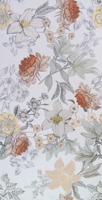 กระเบื้องภาพชุดลายดอกไม้ใบไม้ 60x120cm ฟลอรัลแฟนตาซี2-A (FLORAL FANTASY2-A)