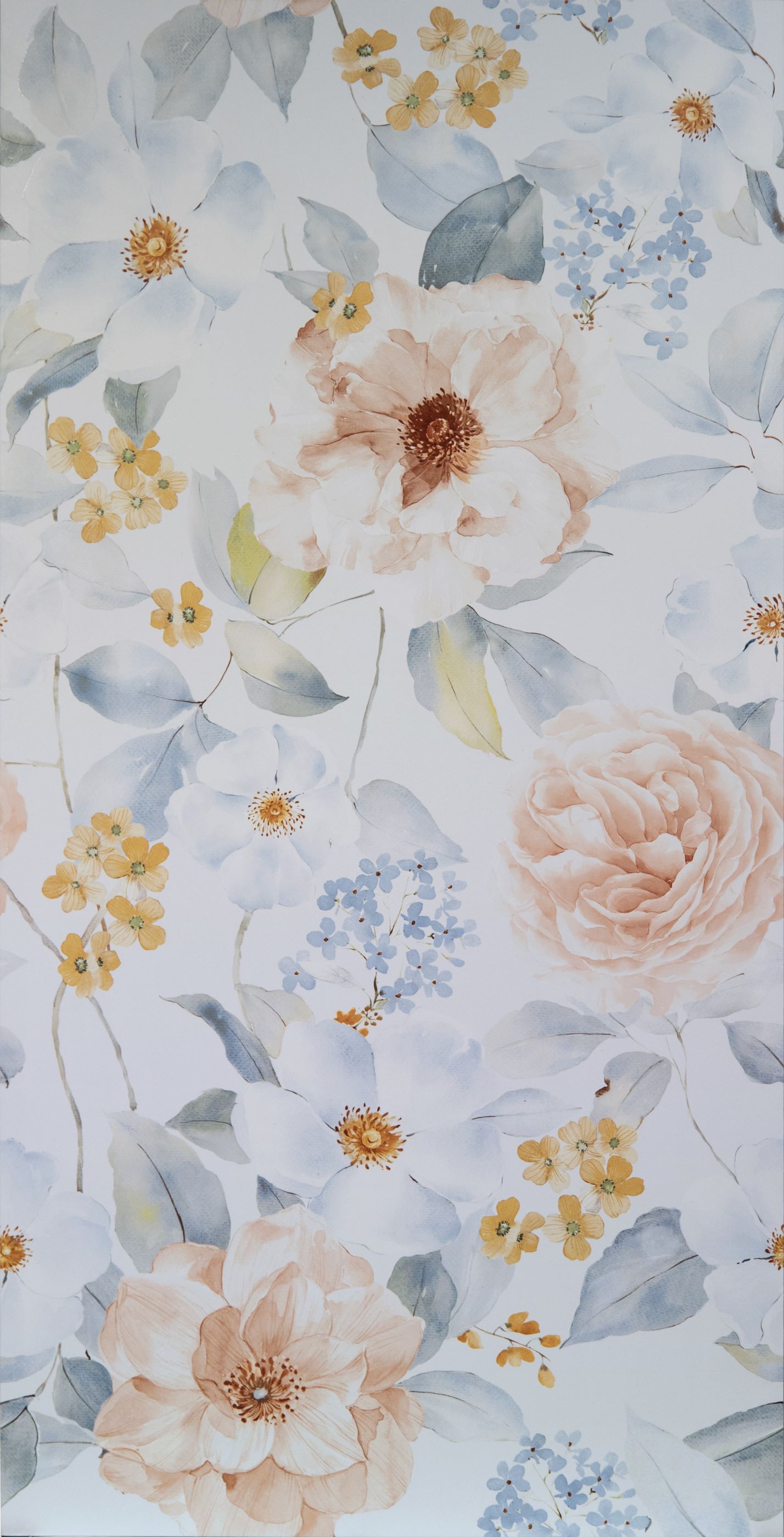 กระเบื้องภาพชุดลายดอกไม้ใบไม้ 60x120cm ฟลอรัลแฟนตาซี4-A (FLORAL FANTASY4-A)