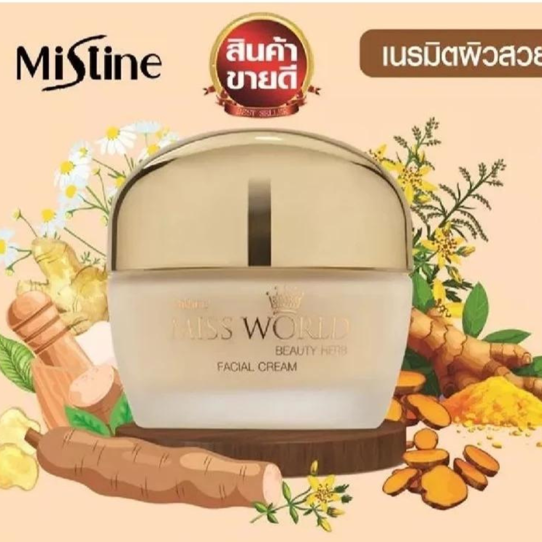 Mistine Miss World Beauty Herb Facial Cream 35g.