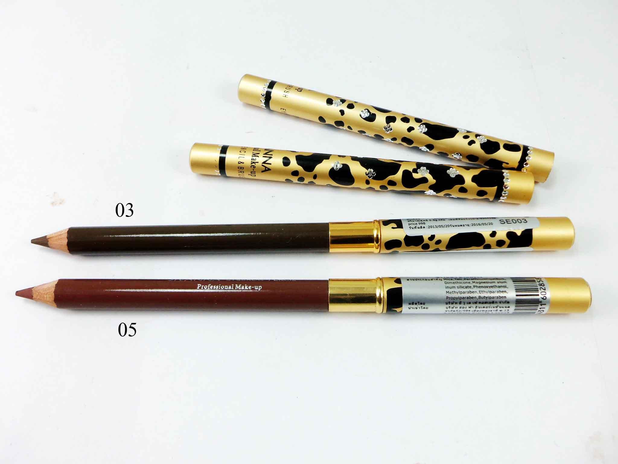 sivanna colors eyebrow pencil (SE003) / ซีเวนน่า คัลเลอร์ส ดินสอเขียนคิ้ว ที่เขียนคิ้ว คิ้วสวย ดินสอคิ้ว สิวันนา ราคาถูก ขายส่ง ยกแพค 12 แท่ง