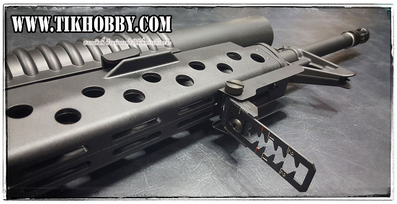 ปืนไฟฟ้า จาก E&C รุ่น 702S4 CyberGun หรือ M16A1+M203 (ไม่รวมลูกM203)