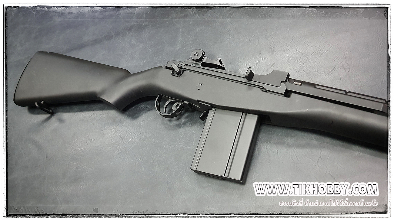 ปืนอัดลมไฟฟ้า M14 ดำ จาก Jg (จินกง) (jg1401)