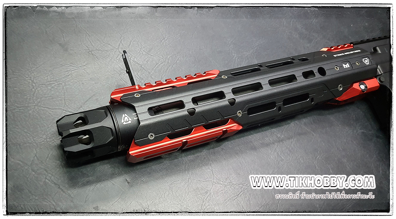 E&C 338 S2 RED ปืนอัดลมไฟฟ้า จาก E&C Stirke Industries -GRIDLOK 11"