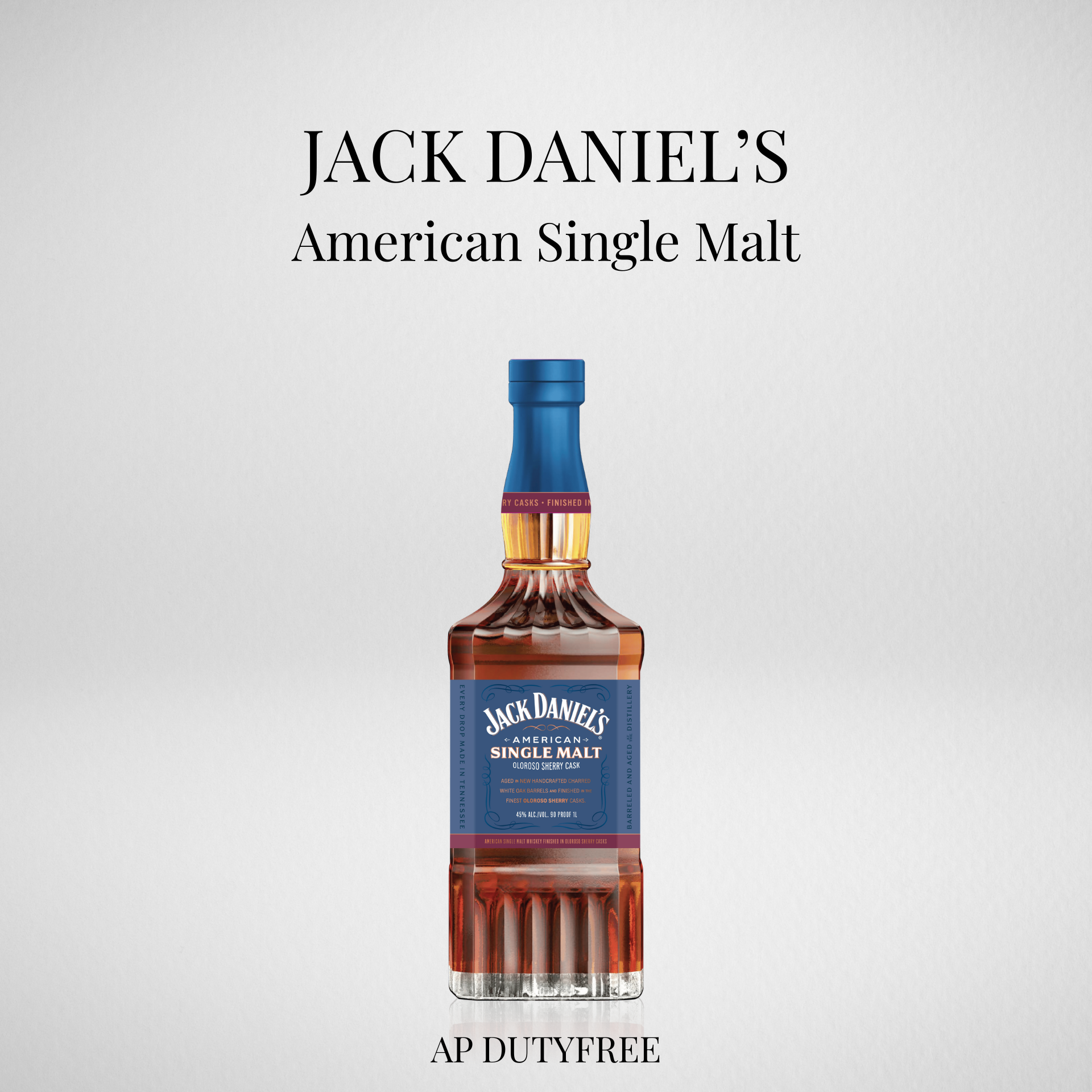 Jack Daniel’s American Single Malt Whiskey 1L