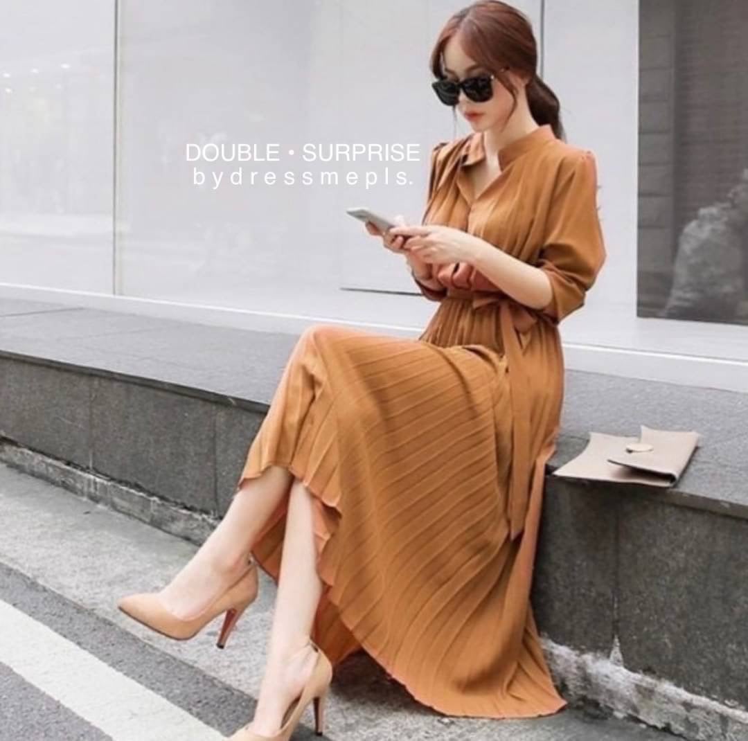 ชุดดำ เดรสสีดำMAXI DRESS แขนยาว เรียบๆแต่ดูดี