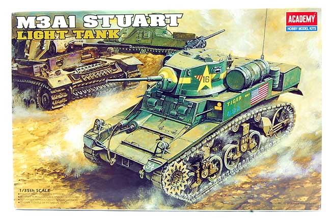 รถถัง M3A1 STUART (1/35) Academy (CA1398 )