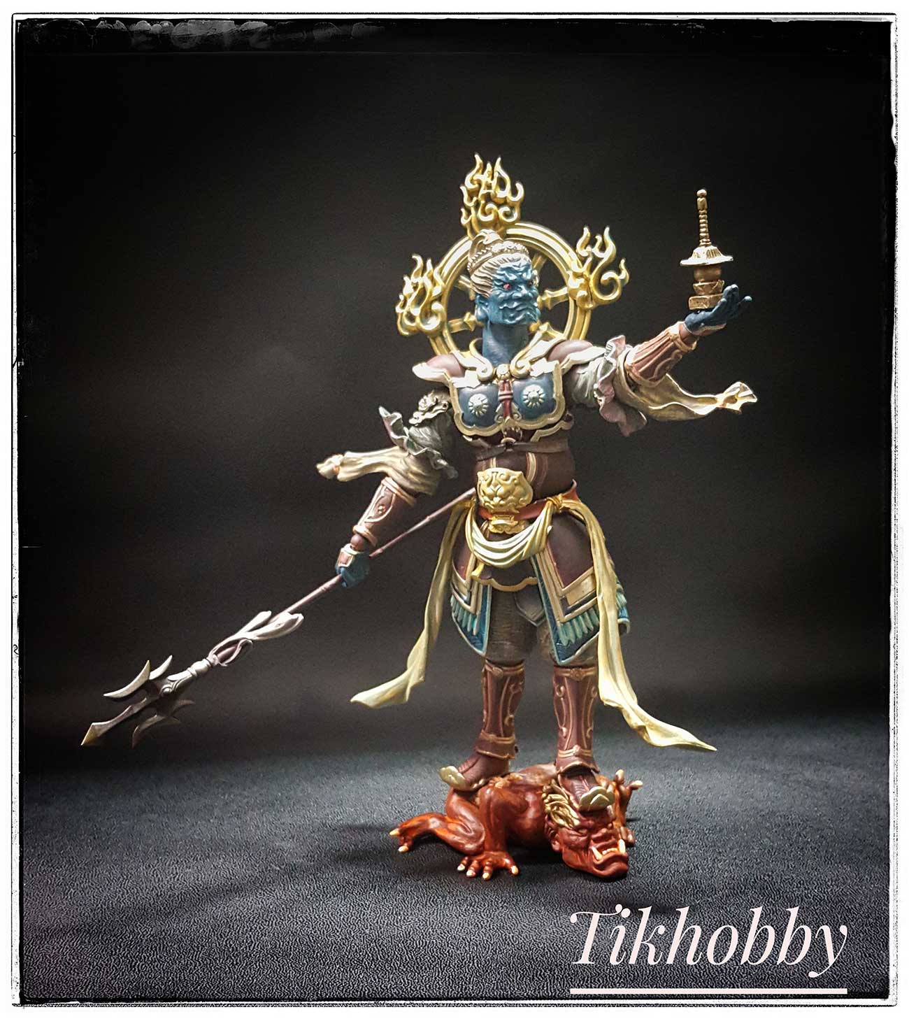 ฟิกเกอร์เทพเจ้า Tamonten หรือ (Bishamonten) จากค่าย Kaiyodo