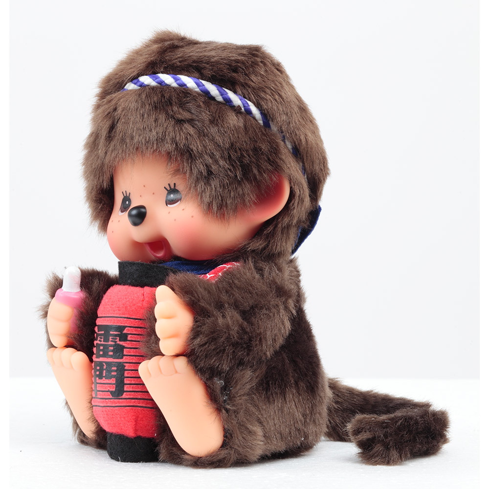 [พร้อมส่ง] ตุ๊กตา ม่อนชิชิ โคมแดง วัดอาซากุสะ Size S สูง 16 cm Monchhichi Asakusa Kaminarimon ม่อนชิชิคุง