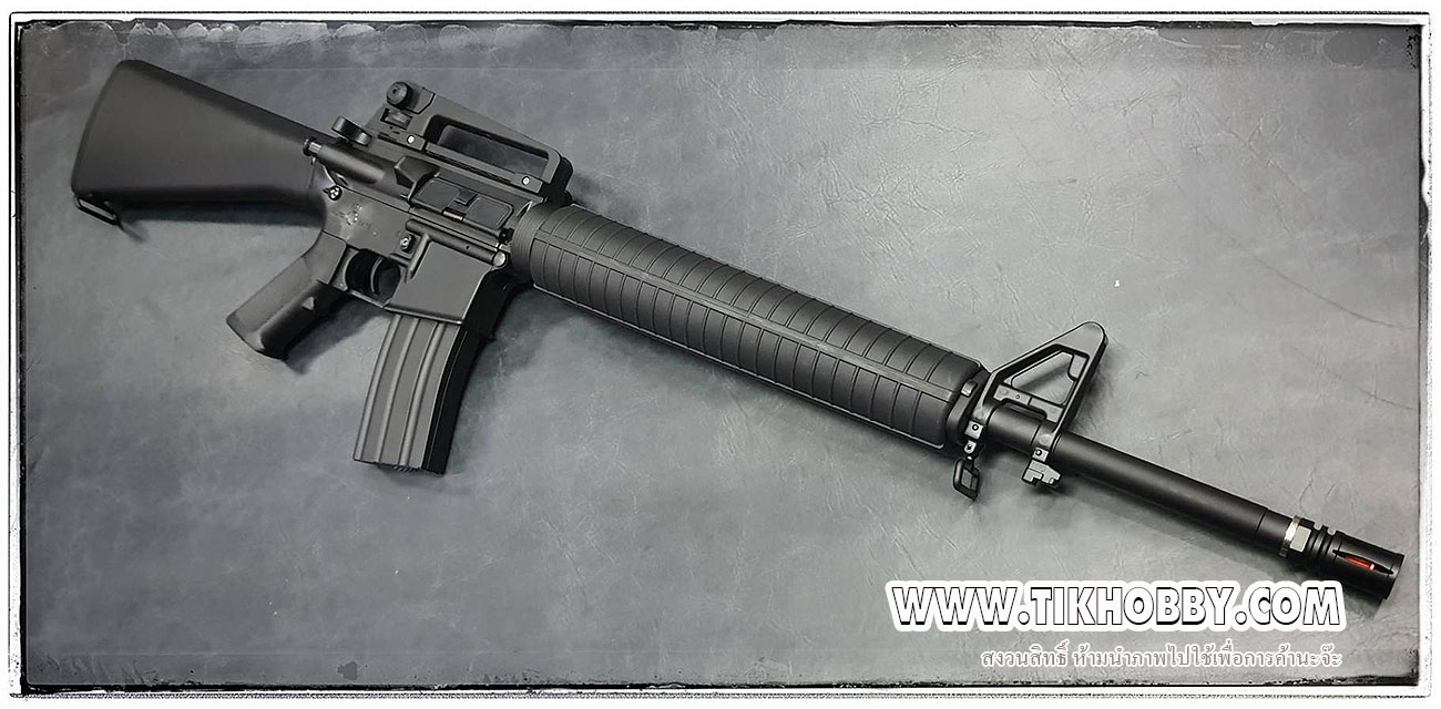 M16A3 (รุ่นถูก) ระบบไฟฟ้าบอดี้พลาสติก จาก Double Bell DB084A (ไม่รวมแบต)