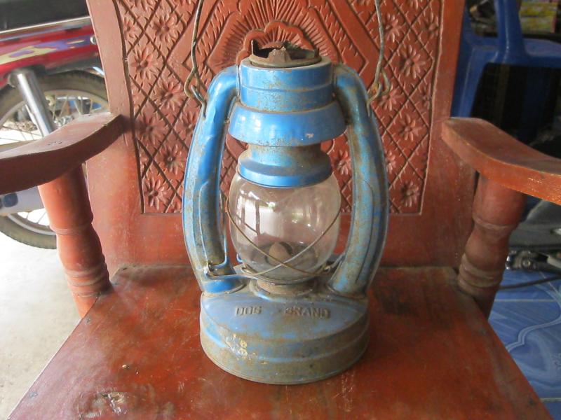 ตะเกียงรั้ว สีน้ำเงิน (4723)