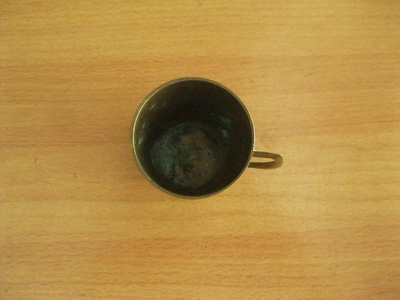 ถ้วยกาแฟ ทองเหลือง มีหูจับ (4190)