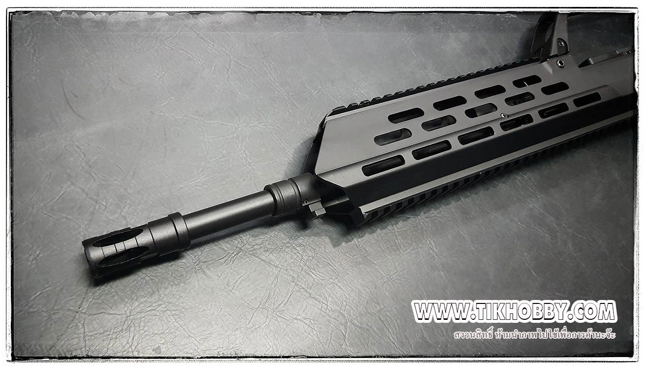 ปืนอัดลมไฟฟ้า G36K WITH BLACK ALUMINUM GUARDAMANS จาก Golden Eagle (6695)