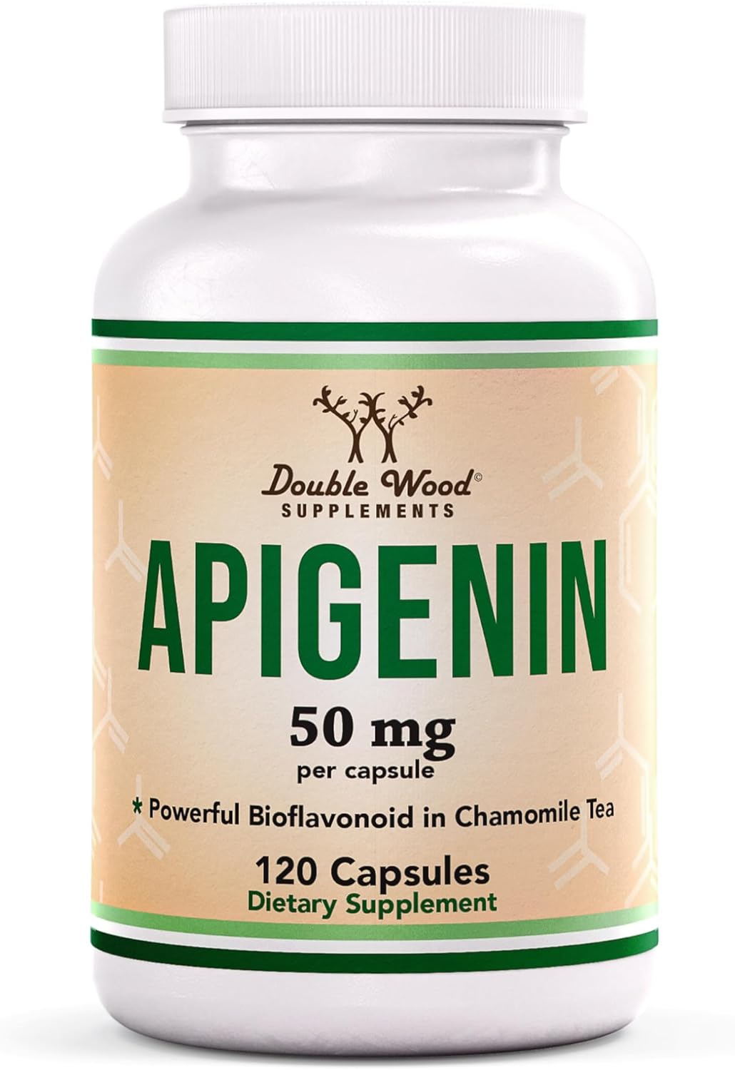 Double Wood Apigenin 50 mg 120 caps