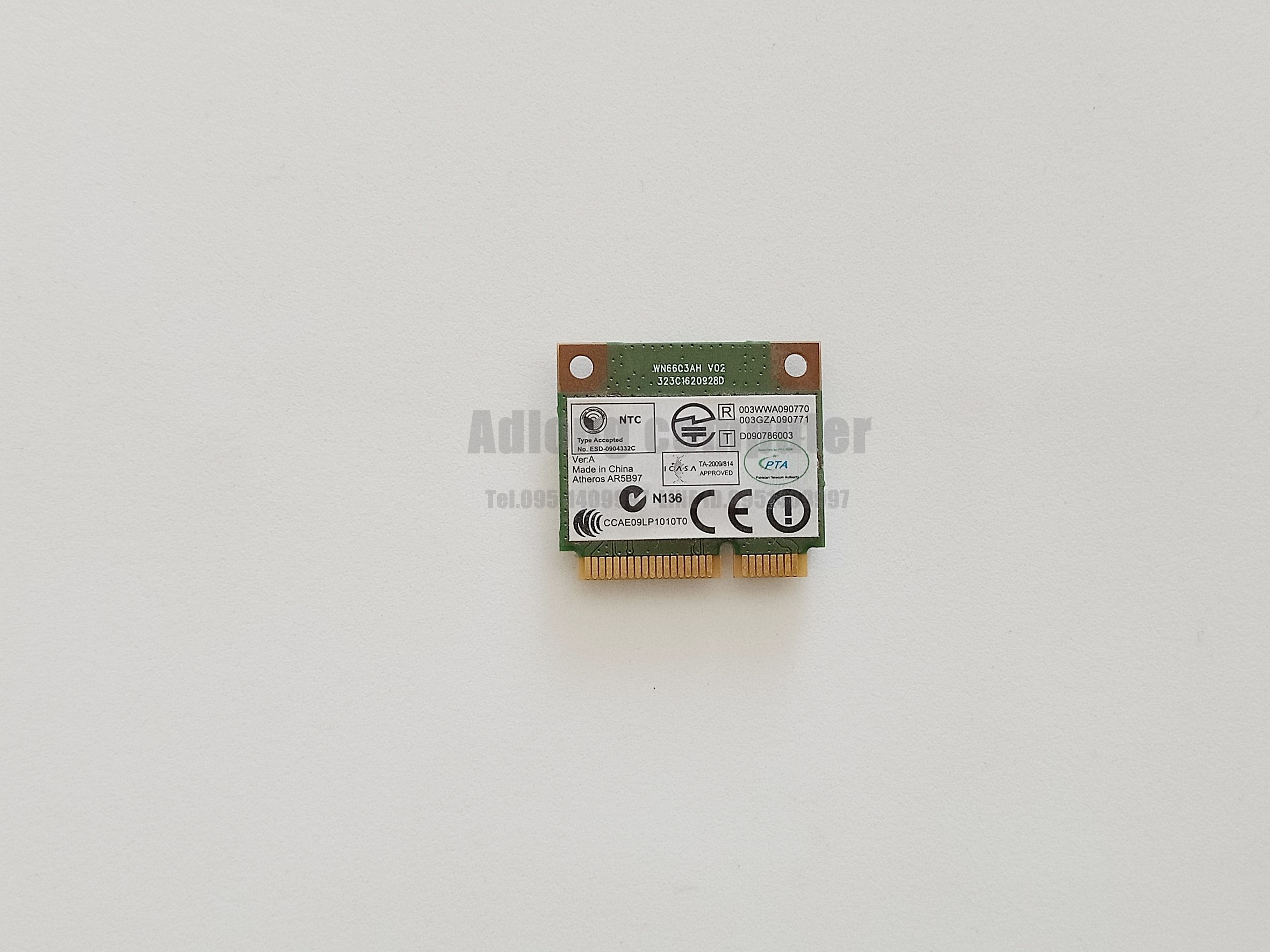 การ์ดไวเลตโน๊ตบุ๊ค Acer aspire 4738