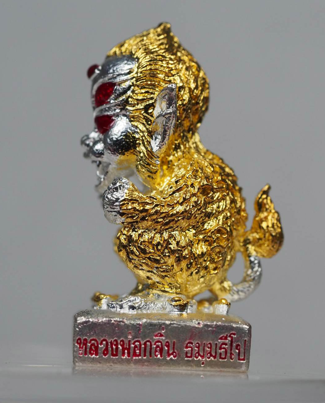 เทพอินทร์แปลงสี่หูห้าตา รุ่นเศรษฐีนำโชค เนื้อโลหะชุบ2K