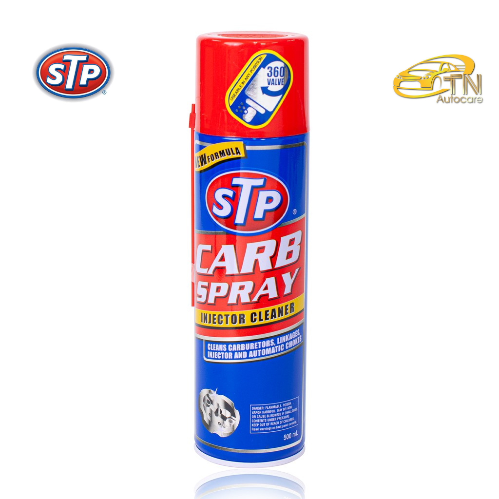 STP CARB SPRAY สเปรย์ทำความสะอาดคาร์บูเรเตอร์ ปีกผีเสื้อ 500ml.