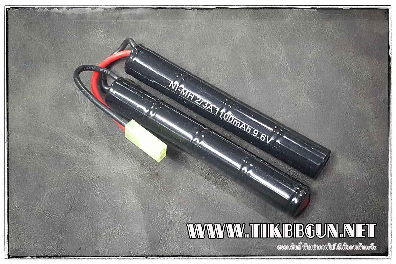 แบตเตอรี่แบบ Ni-Mh 9.6V แบบเดิมๆ สำหรับปืนที่ไม่ต้องการความจี๊ด