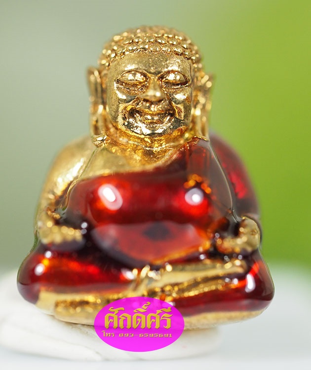 พระสังกัจจายน์เนื้อทองชนวนลงยาจีวร รุ่นมหาลาภมหาบารมี หลวงพ่อโปร่ง วัดถ้ำพรุตะเคียน จ.ชุมพร